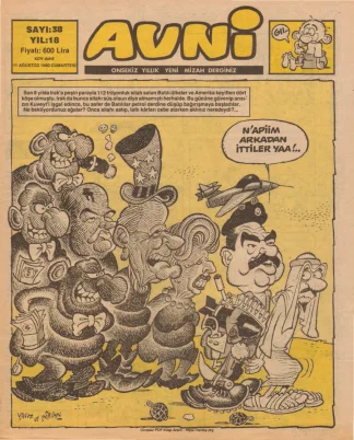 Avni Sayı 038 kitap kapağı