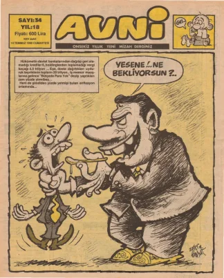 Avni Sayı 034 kitap kapağı