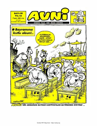 Avni Sayı 032 kitap kapağı