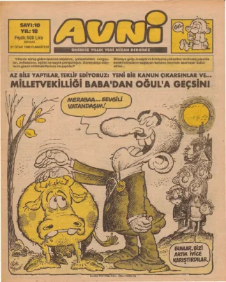 Avni Sayı 010 kitap kapağı