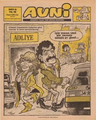 Avni Sayı 009 kitap kapağı
