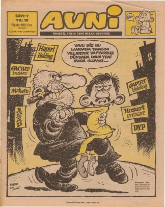 Avni Sayı 007 kitap kapağı