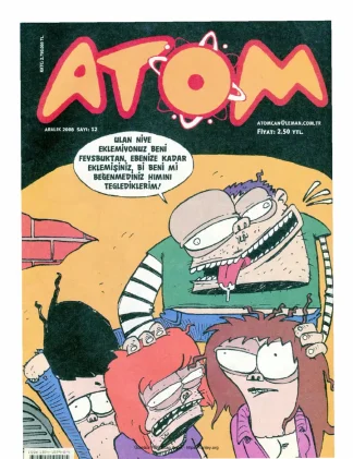 Atom 2008 Sayı 12 kitap kapağı