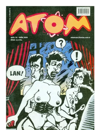Atom 2008 Sayı 10 kitap kapağı