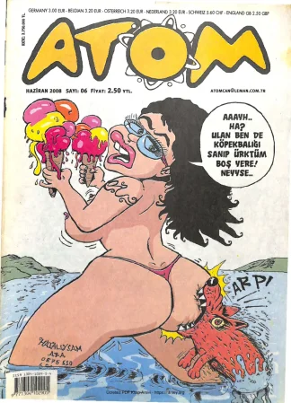 Atom 2008 Sayı 06 kitap kapağı
