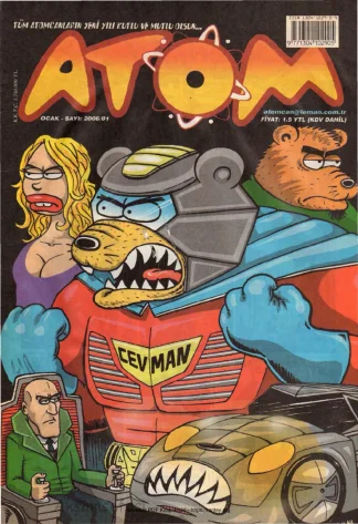 Atom 2006 Sayı 01 kitap kapağı
