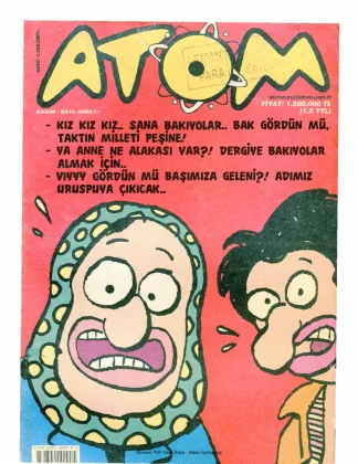 Atom 2005 Sayı 11 kitap kapağı