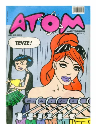 Atom 2005 Sayı 10 kitap kapağı