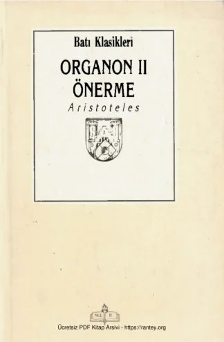 Organon Cilt II Önerme MEB Yayınları