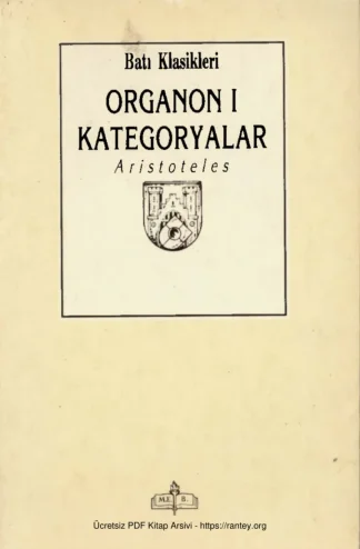 Organon Cilt I Kategorileri MEB Yayınları