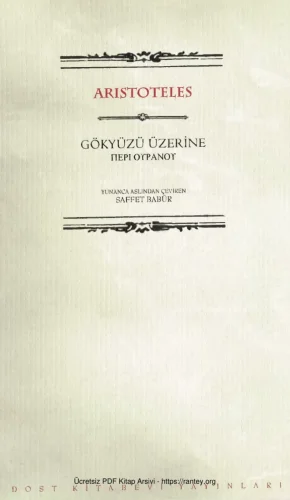 Gökyüzü Üzerine Türkçe Kısmı