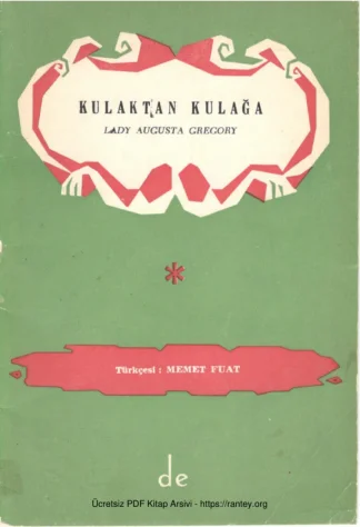 Gregory Kulaktan Kulağa De Yayınları kitap kapağı