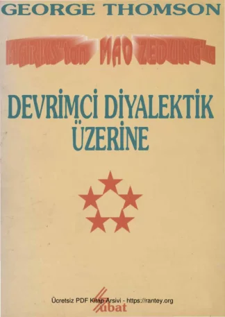 Markstan Mao Zedunga Devrimci Diyalektik Üzerine Şubat Yayınları kitap kapağı