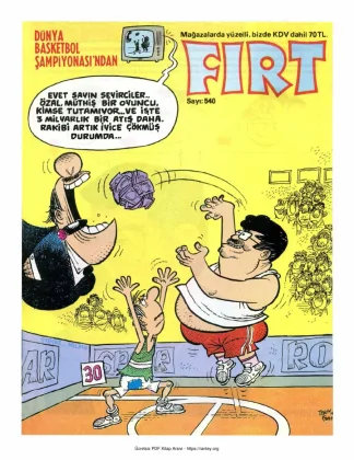 Fırt 1986 Sayı 540 kitap kapağı