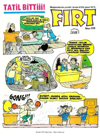 Fırt 1986 Sayı 518 kitap kapağı