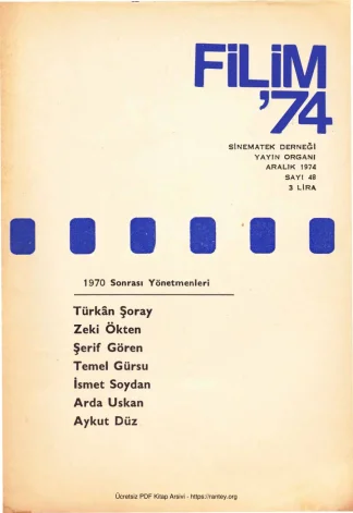 Filim Sayı 48 - Aralık 1974 kitap kapağı