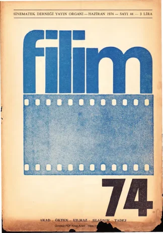 Filim Sayı 44 - Haziran 1974 kitap kapağı