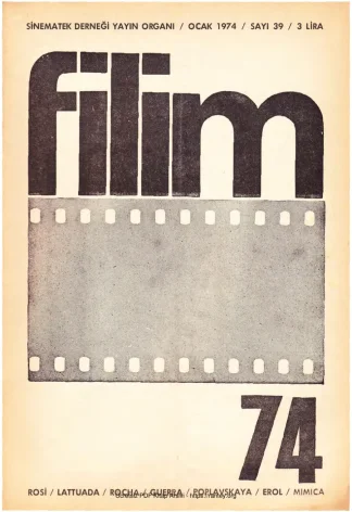 Filim Sayı 39 - Ocak 1974