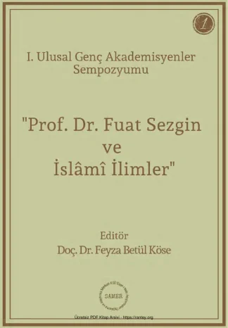 Köse Fuat Sezgin ve İslm İlimler Samer Yayınları