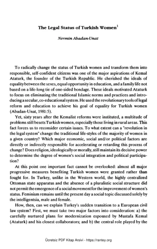 Women Family and Social Change in Turkey Unesco Press Nermin Abadan Unat