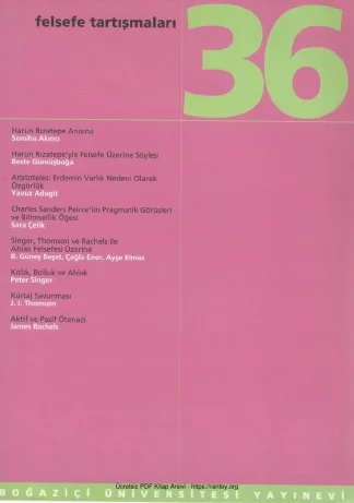 Felsefe Tartışmaları Sayı 36