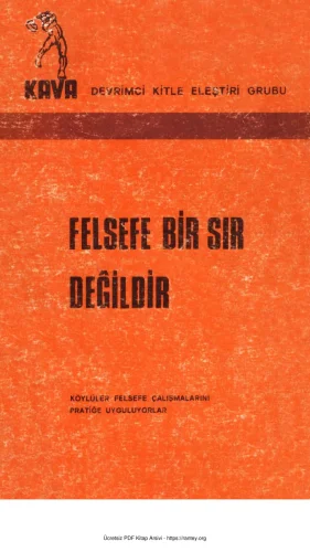 Felsefe Bir Sır Değildir Kava Yayınları