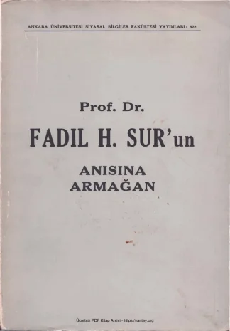 Surun Anısına Armağan AÜSBF Yayınları