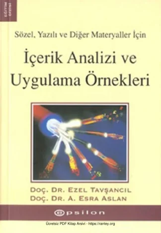 A Esra Aslan İçerik Analizi ve Uygulama Örnekleri kitap kapağı