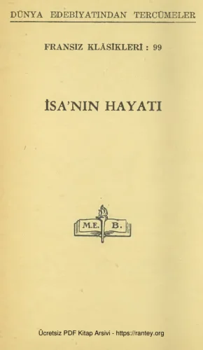 İsanın Hayatı MEB Yayınları