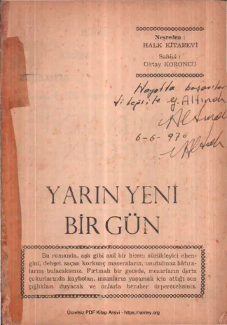 Yarın Yeni Bir Gün Halk Kitabevi