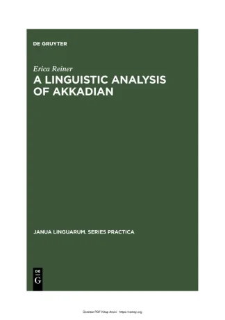 A linguistic Analysis of Akkadian