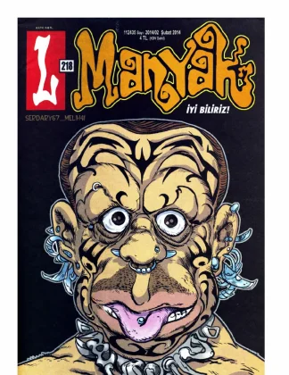 L-Manyak Sayı 218 kitap kapağı