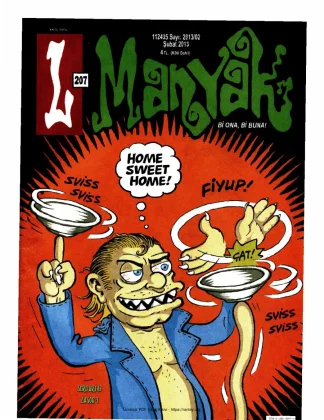 L-Manyak Sayı 207 kitap kapağı