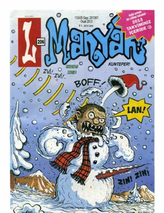 L-Manyak Sayı 206 kitap kapağı