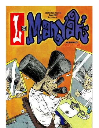 L-Manyak Sayı 204 kitap kapağı