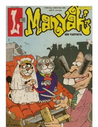 L-Manyak Sayı 159 kitap kapağı