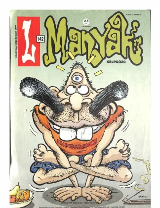 L-Manyak Sayı 142 kitap kapağı