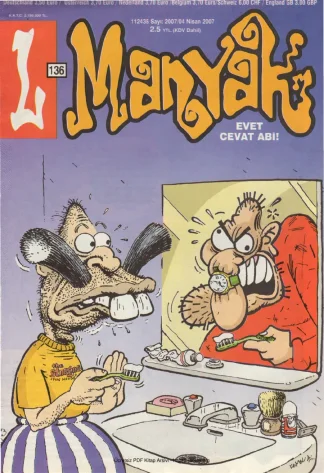 L-Manyak Sayı 136 kitap kapağı