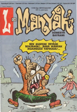 L-Manyak Sayı 134 kitap kapağı