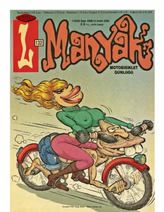 L-Manyak Sayı 132 kitap kapağı