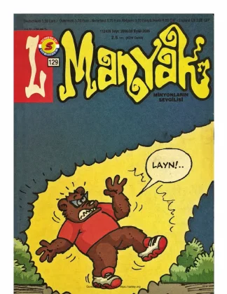 L-Manyak Sayı 129 kitap kapağı
