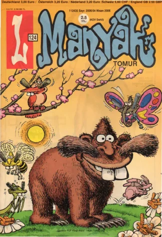 L-Manyak Sayı 124 kitap kapağı