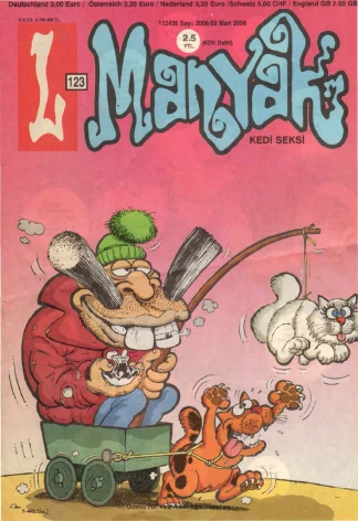 L-Manyak Sayı 123 kitap kapağı
