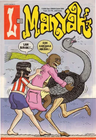 L-Manyak Sayı 122 kitap kapağı