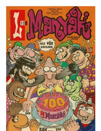 L-Manyak Sayı 100 kitap kapağı