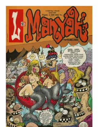 L-Manyak Sayı 098 kitap kapağı