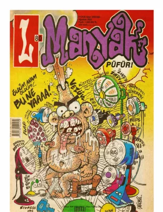L-Manyak Sayı 080 kitap kapağı