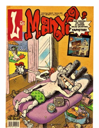 L-Manyak Sayı 079 kitap kapağı