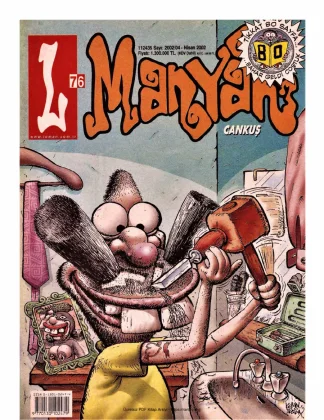 L-Manyak Sayı 076 kitap kapağı