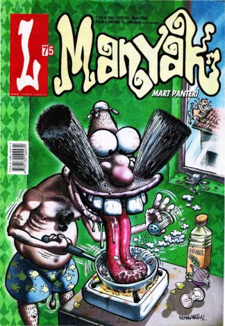 L-Manyak Sayı 075 kitap kapağı